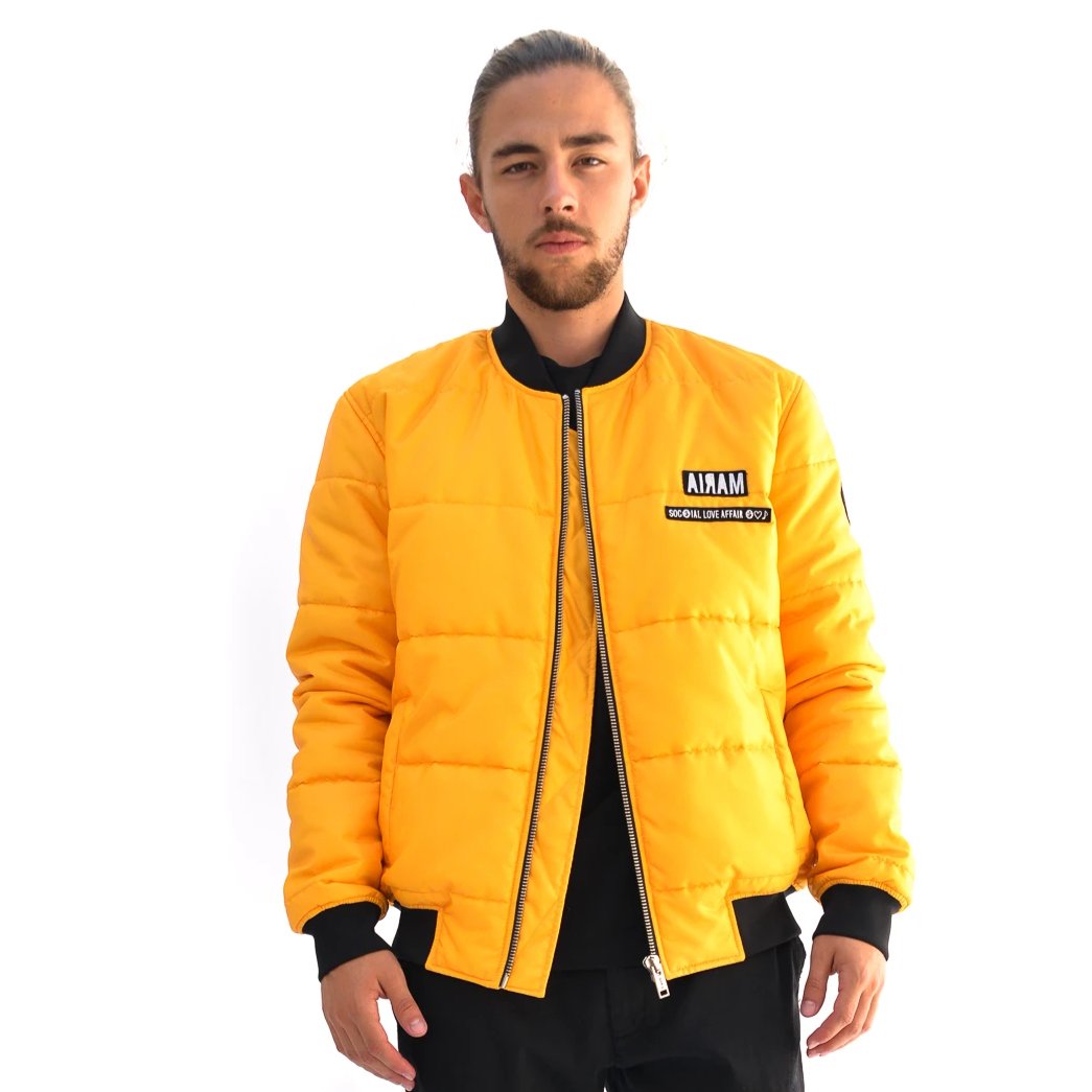Bomber Puffy Yellow
