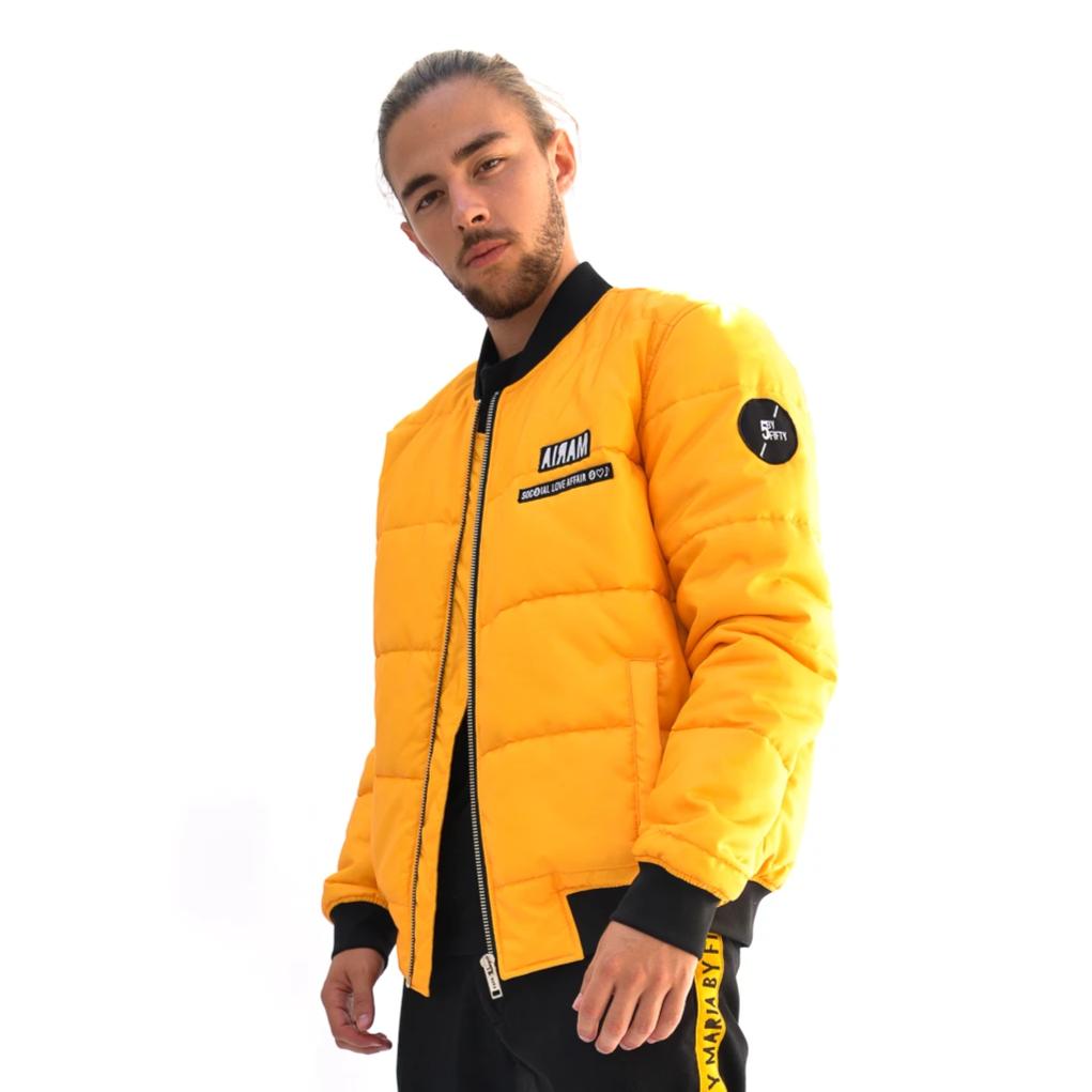 Bomber Puffy Yellow