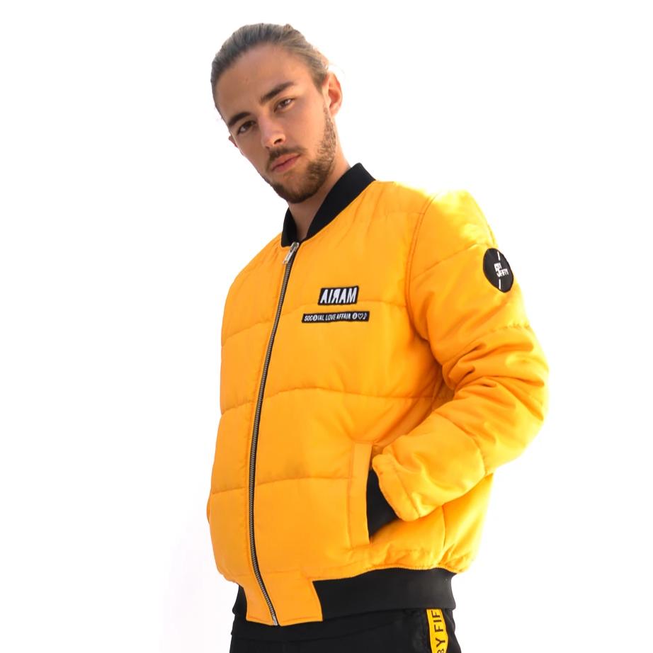Bomber Puffy Yellow