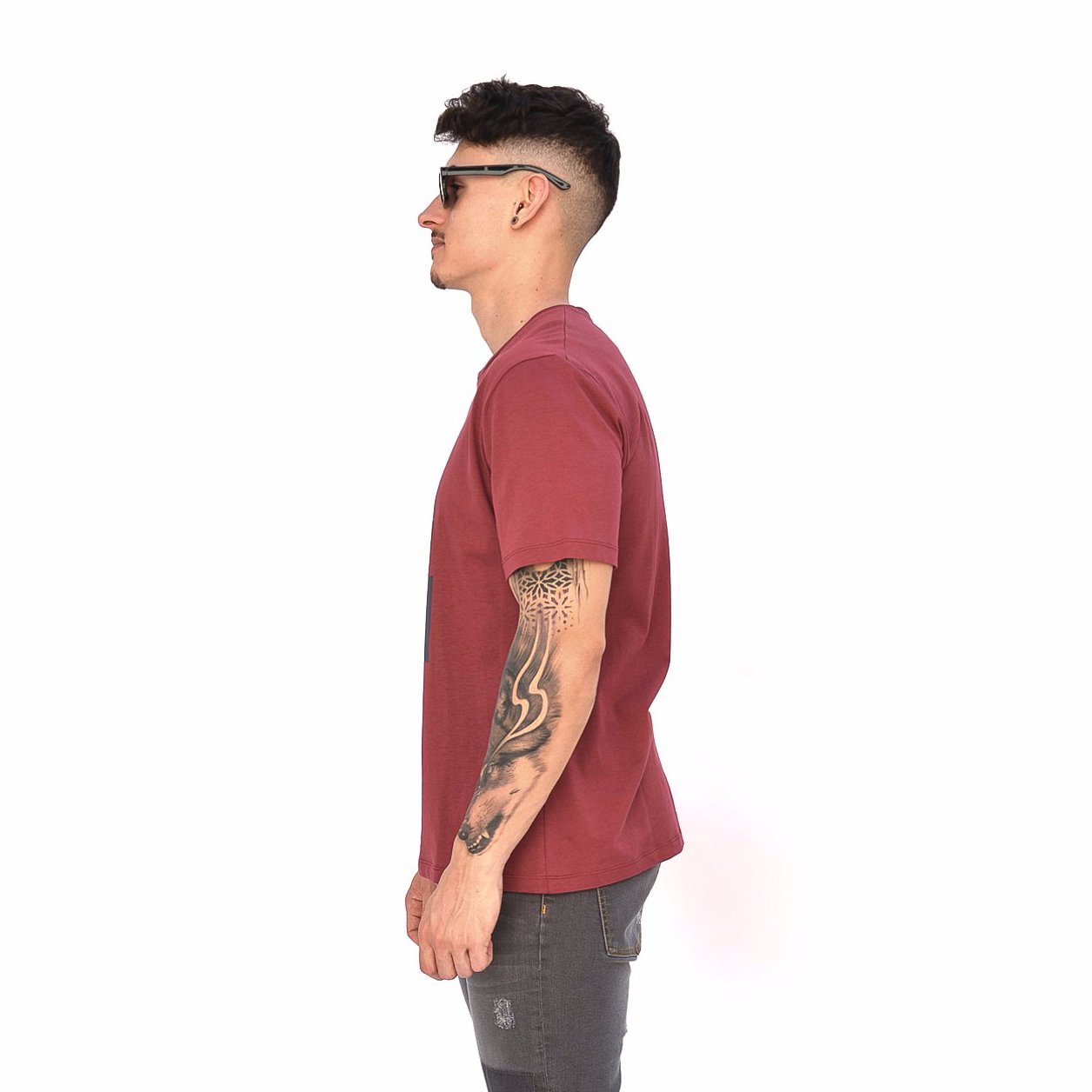 T-Shirt Bordeaux Headphones