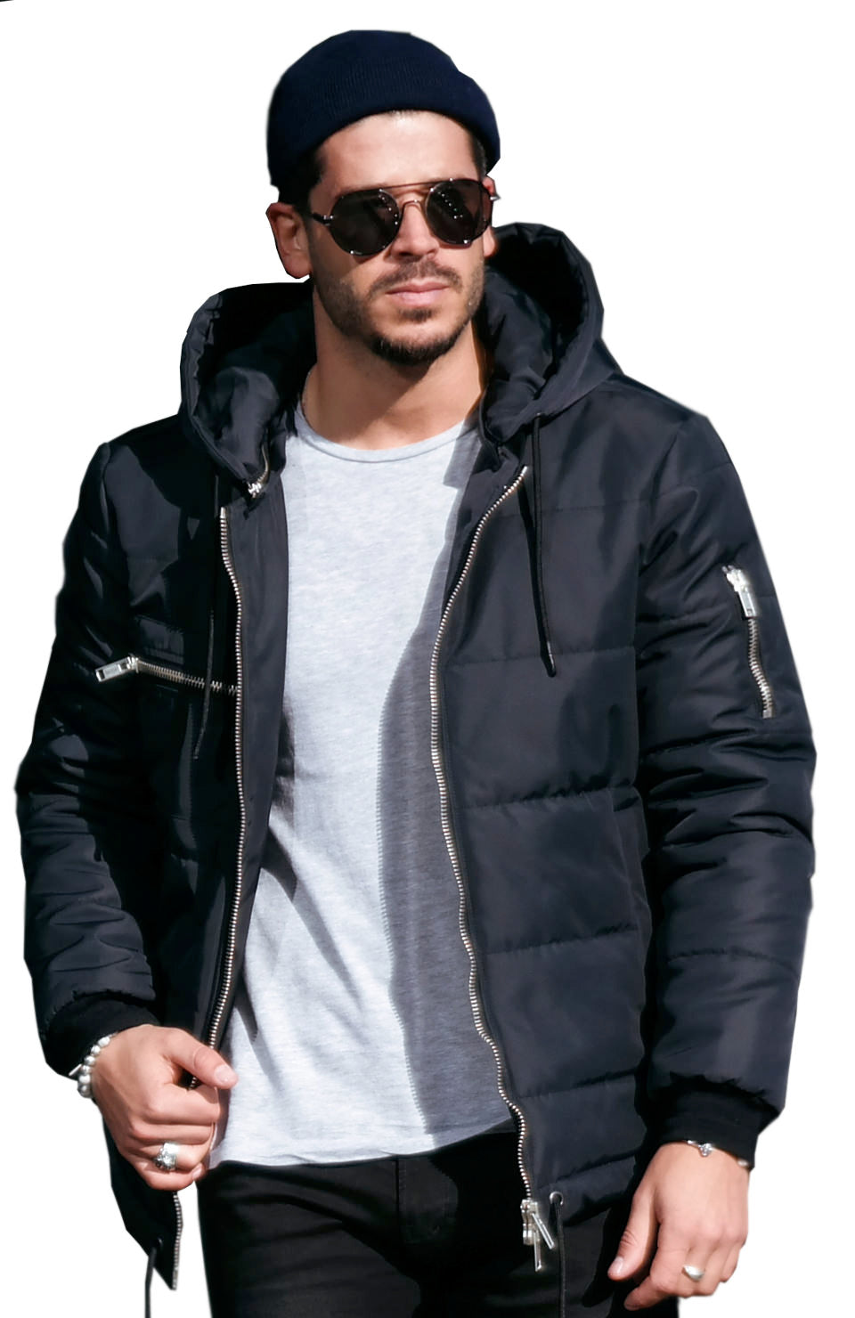 AW18 MARIA by fifty Jacket Ash front