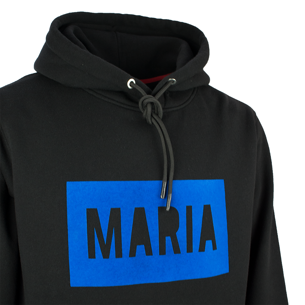 Hoodie Black Box Blue
