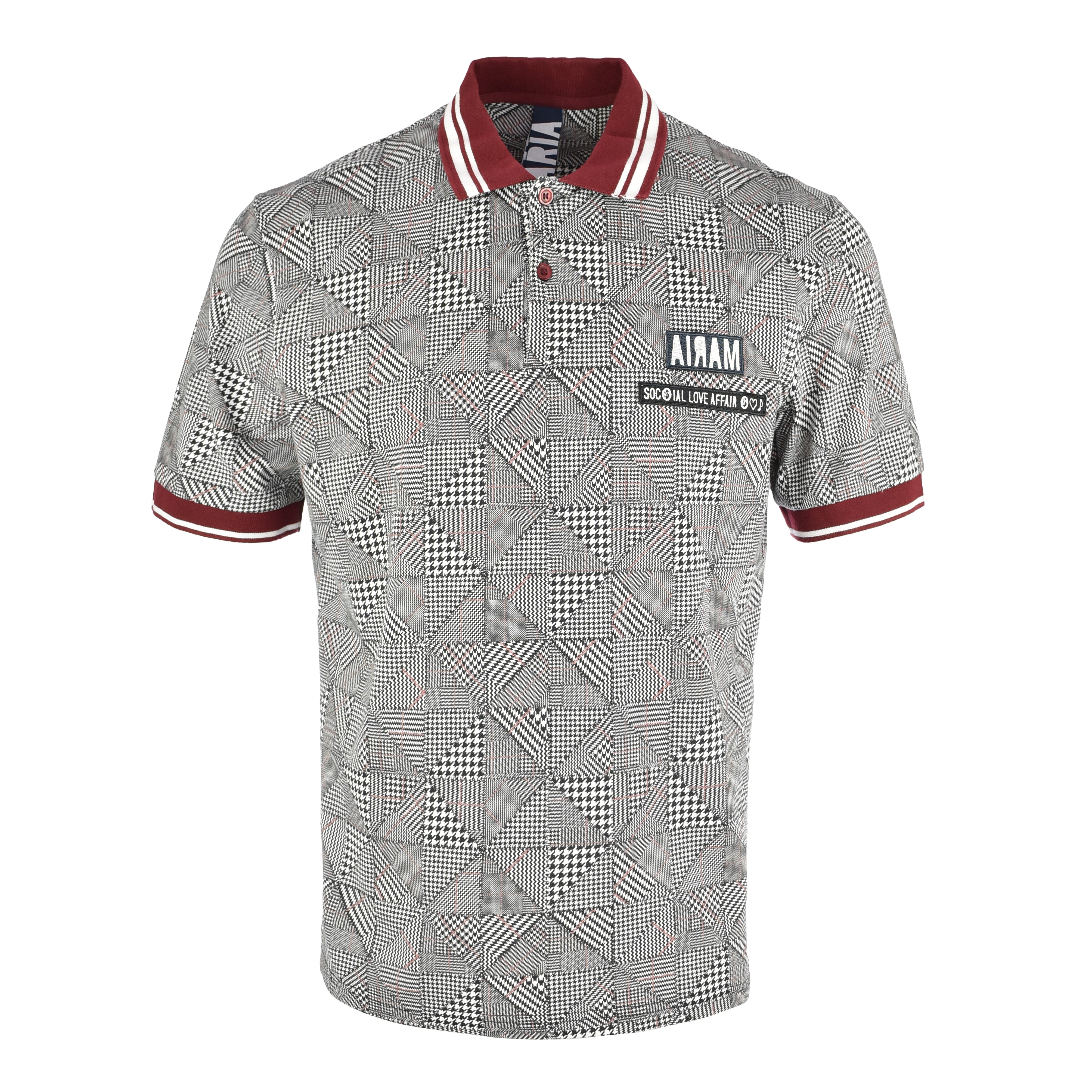 Polo Pied Poule Bordeaux