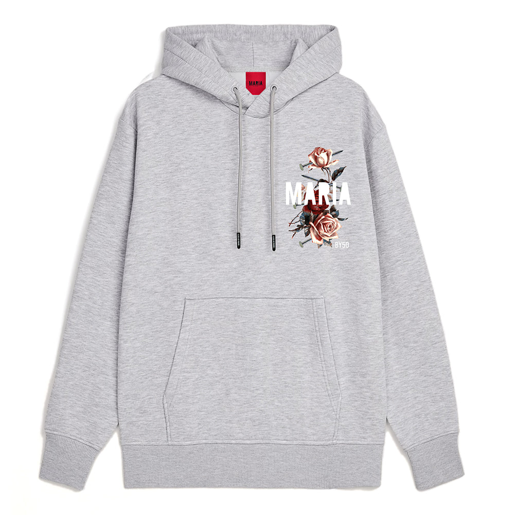 Hoodie Melange Spike