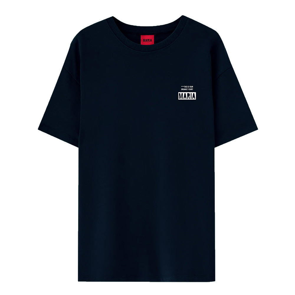 T-shirt Navy Your Organic