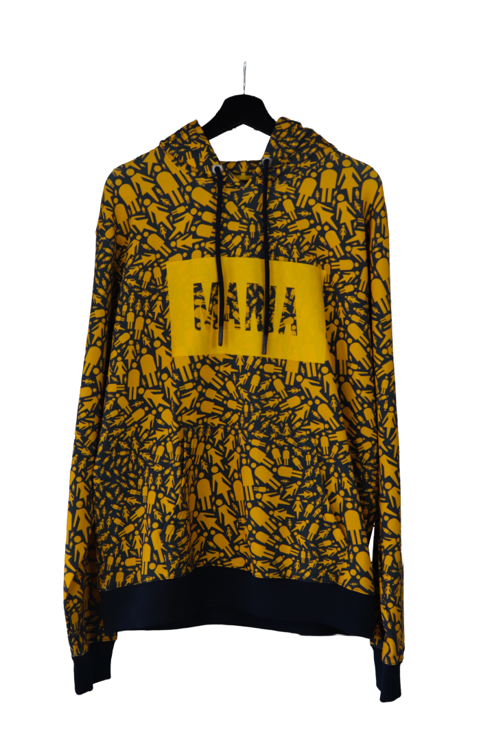 Hoodie yellow partie
